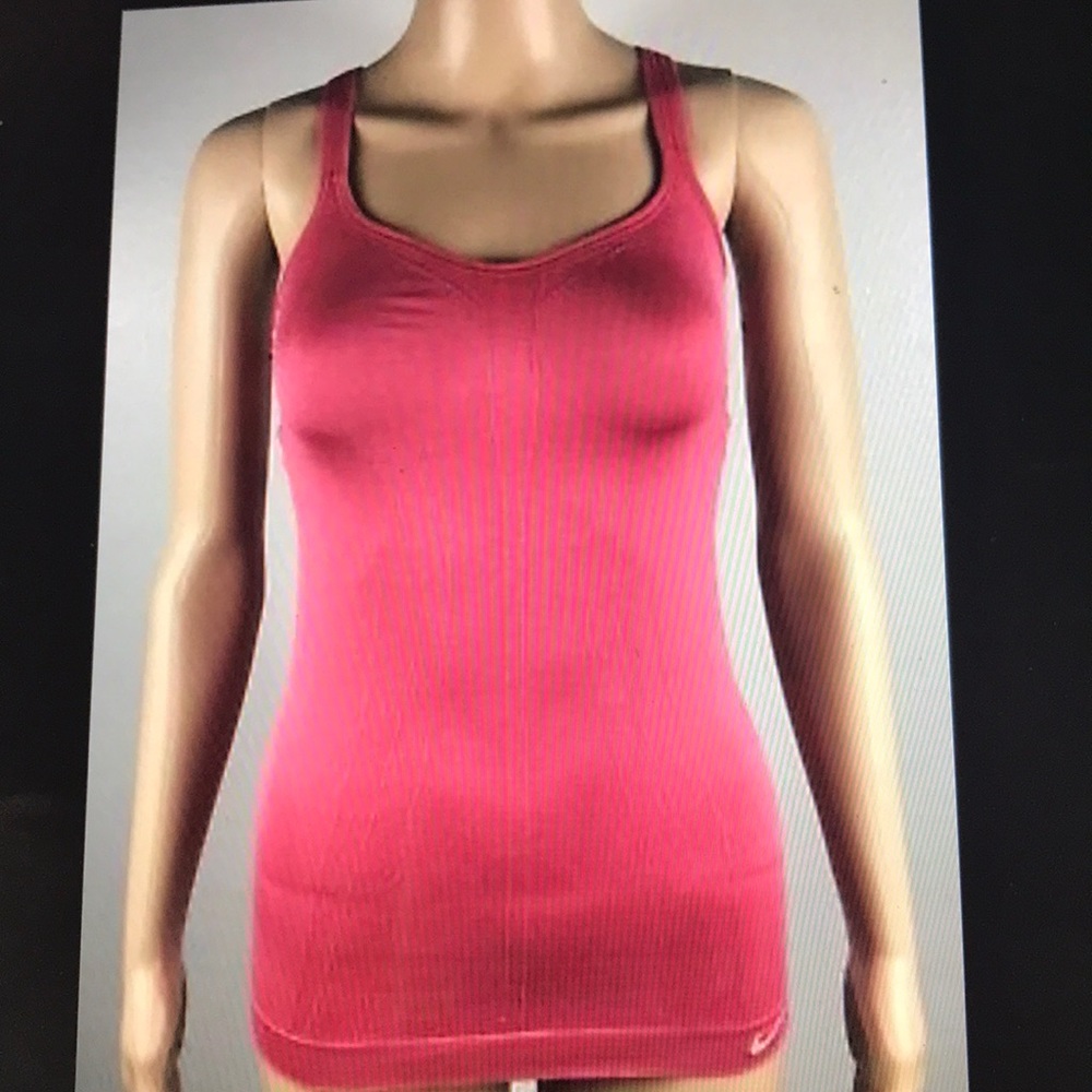 NWT NIKE FIT DRY Pink Tennis Golf Running Tank XS